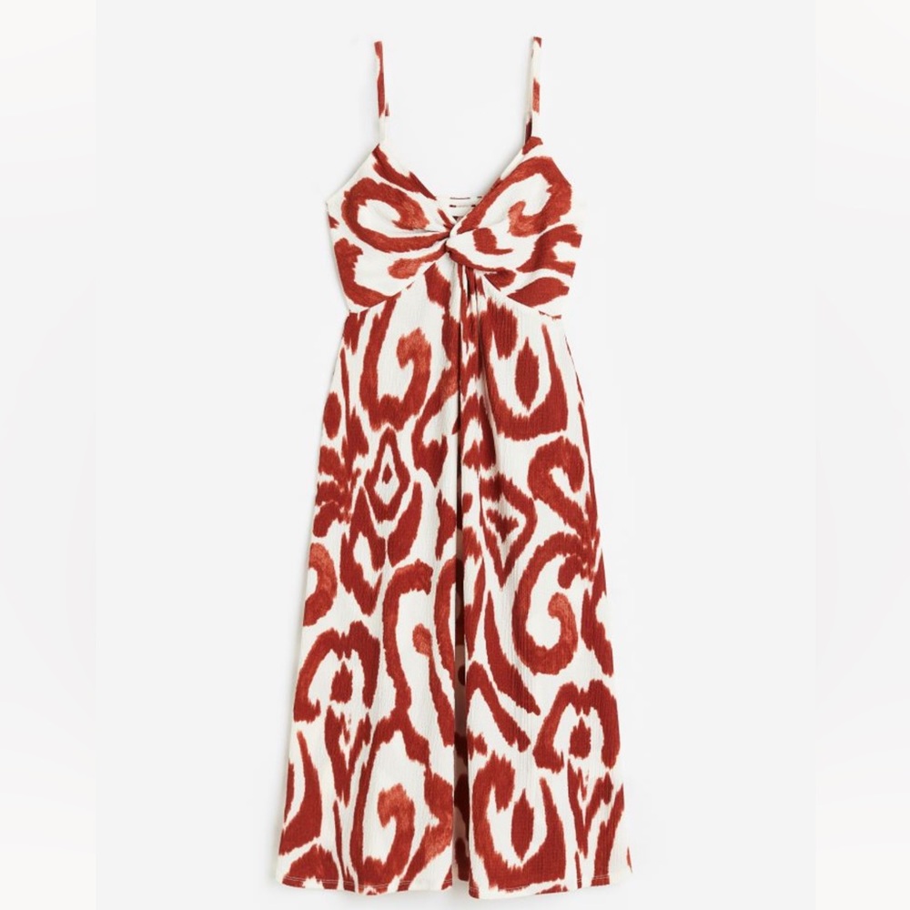 Knot detail dress